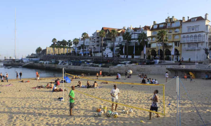 Ribeira beach in Cascais.