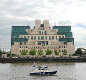 The ‘fortress-like’ headquarters on the Thames for MI6, which opened in 1994.