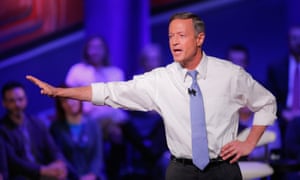 Martin O’Malley at a CNN Democratic town hall in Des Moines, Iowa, in January 2016.