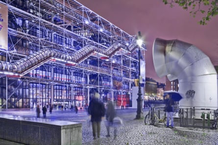 the Pompidou Centre at Twilight.