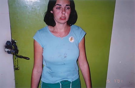 Joanne Lees was photographed less than 24 hours after her boyfriend Peter Falconio was murdered and she escaped her own attempted abduction.