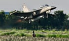 Taiwan fighter jets practise road landings in drill simulating response to China attack
