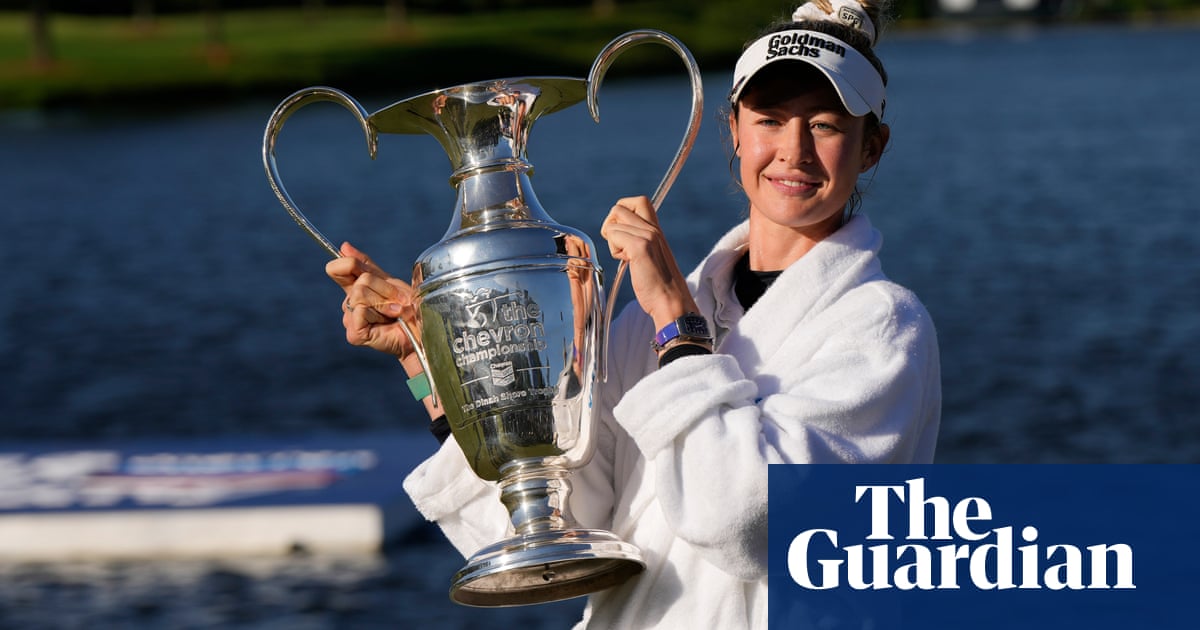 Nelly Korda secures fifth straight victory with Chevron Championship win