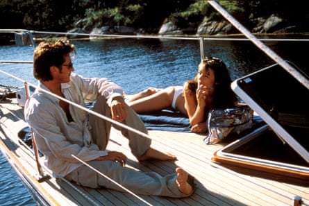 Sean Penn and Elizabeth Hurley in The Weight of Water.