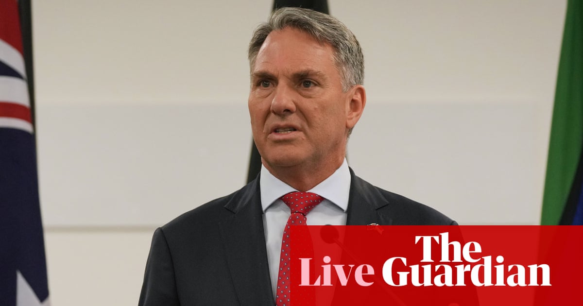 News live: Marles says US has not asked Australia to send ships to strait of Hormuz
