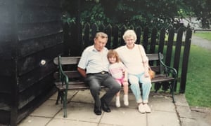 Hannah Louise Summers with her grandparents. Hannah Louise Summers with her grandparents.
