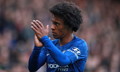 Willian scored 63 goals in 339 appearances for Chelsea and was well thought of by Frank Lampard, who used to play alongside him.
