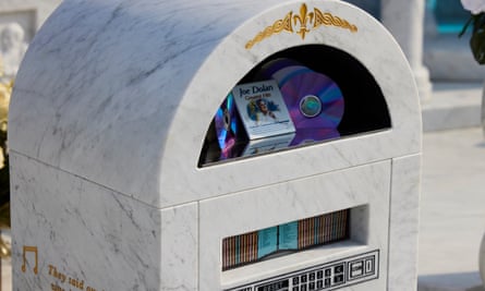 A jukebox forms part of the Collins memorial