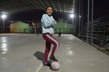 Rosa Carema, a footballer who plays for Club Deportivo Guaraní.