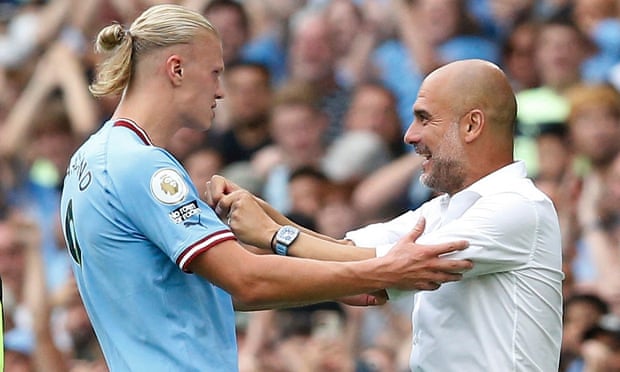 Erling Haaland chasing five new records as Pep Guardiola gives massive support