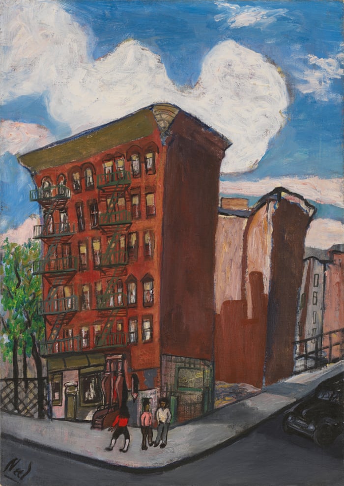 Building in Harlem, 1945, by Alice Neel
