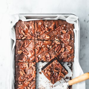 Edd Kimber's turtle brownies.