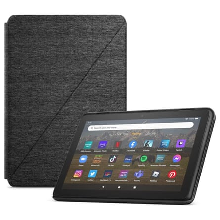 Amazon Fire HD 8 Tablet Plus Standing Cover Bundle