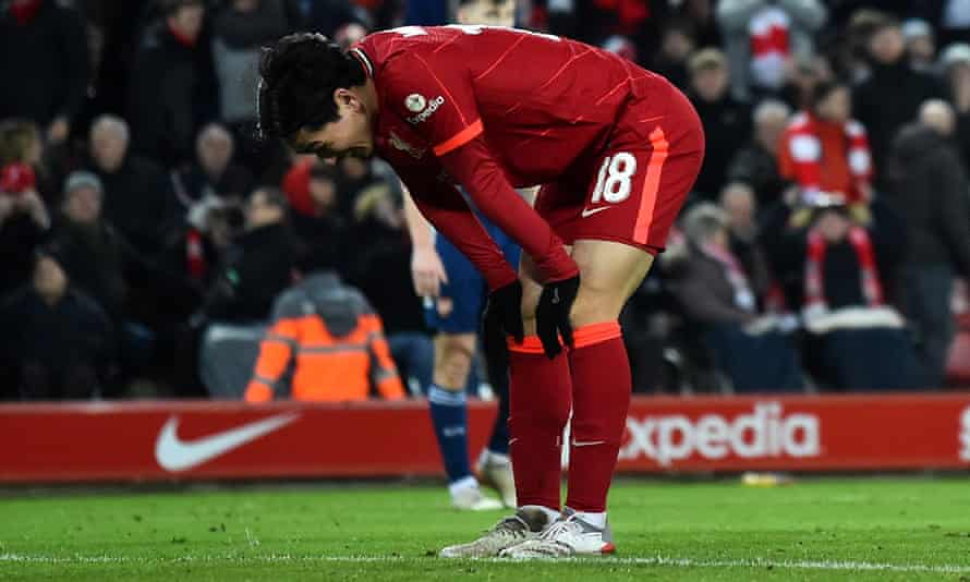 Despair for Takumi Minamino after his late miss