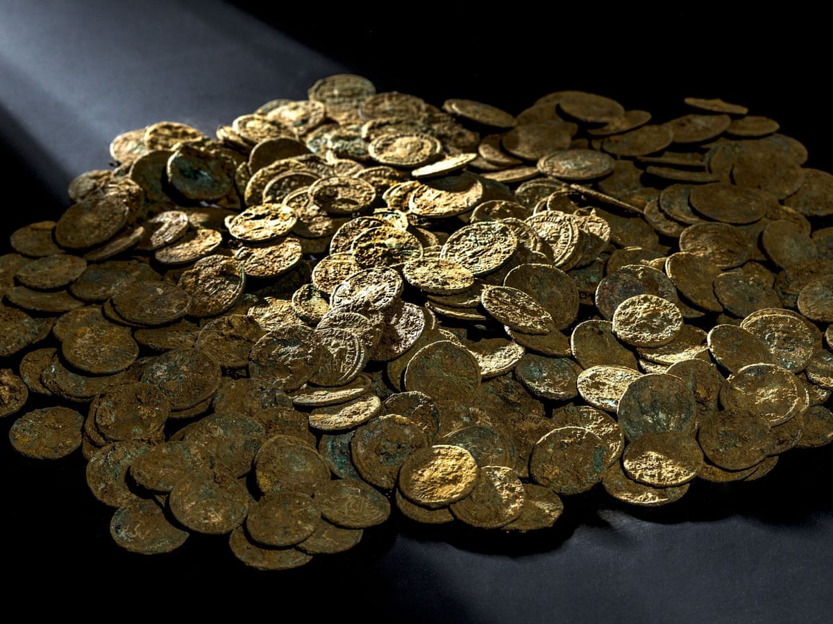 4,000 coins found in Roman treasure trove in Swiss orchard | Switzerland | The Guardian