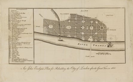 John Evelyn’s plan. The Great Fire of London and how London was planned again afterwards.