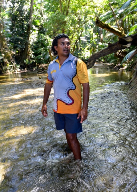 Kuku Yalanji man, Juan Walker, owner of a small tourism operation Walkabout Cultural Adventures which offers bespoke Aboriginal cultural tours around Port Douglas and the Daintree. Queensland Far North’s tourism.