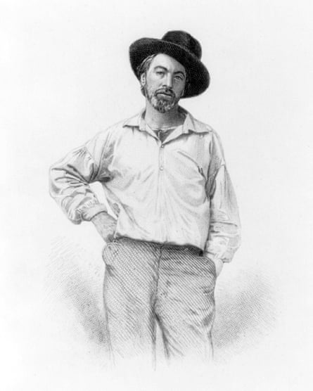 Health tips … an engraving of Whitman as a young man.