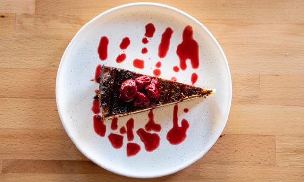 'A solid corner': Basque cheesecake.