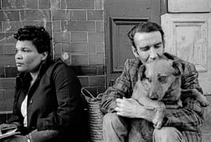 Nancy, Sean and Hound-dog III, Freston Road, August 1979