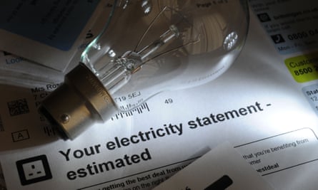 Electricity bill statement