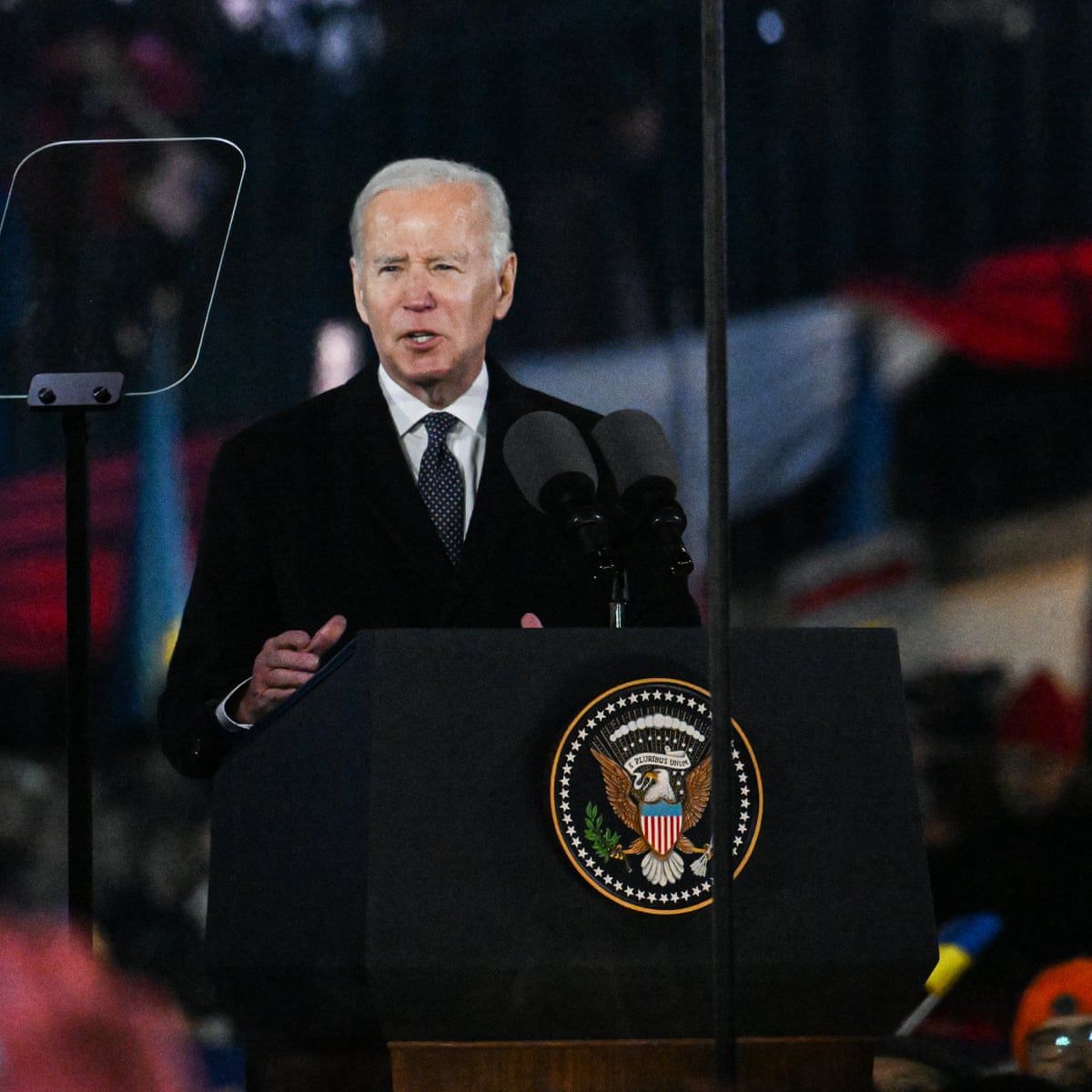 Joe Biden calls Putin’s suspension of Russian involvement in nuclear arms treaty ‘a big mistake’