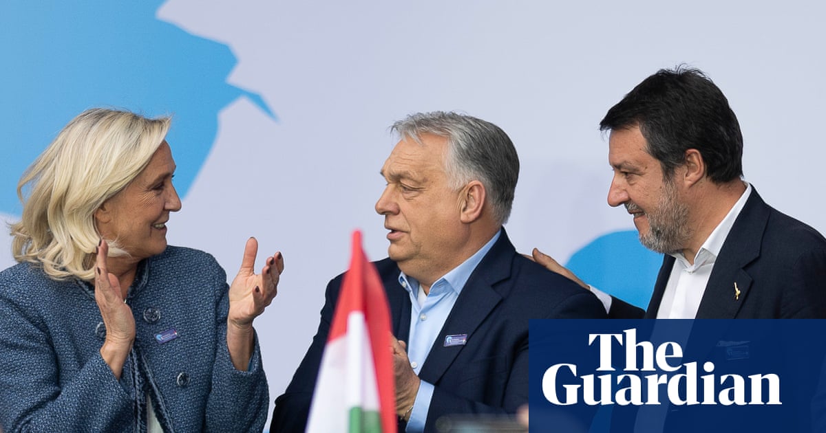 Viktor Orbán celebrated by Europe’s far right before Hungary election