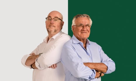 Tony Barry and Barrie Cassidy, the co-hosts of the Back to Back Barries podcast.