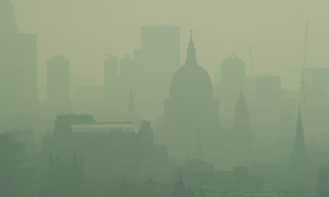 Smog in central London in 2011