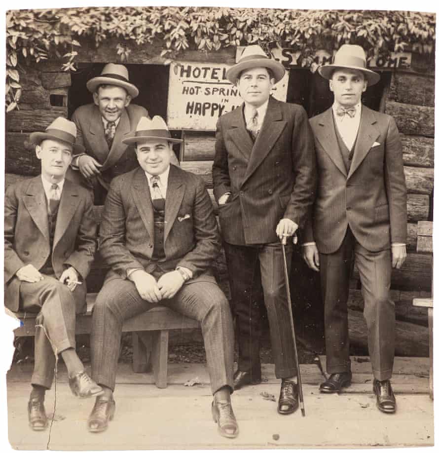 A vintage silver print of Capone and associates at Hot Springs, Arkansas. Starting price $1,250.