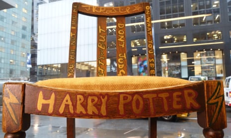 The chair that JK Rowling sat on to write the first two Harry Potter novels