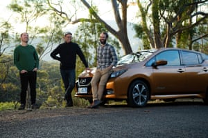 Anthony Broese van Groenou, Anton Vistrom and Sam Whitehead. Co founders of the Good Car Company, an electric car company based in Hobart, Tasmania