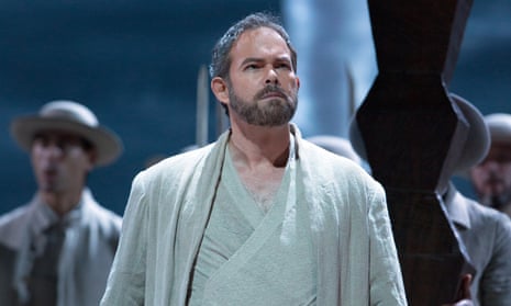Gerald Finley as Guillaume Tell in the Met’s production: ‘I want to know that there’s things in my face that convey uncertainty, desire, love, disappointment, confusion’