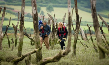Isaacs and Anderson in The Salt Path.