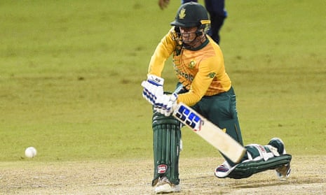 South Africa's Quinton de Kock in action against Sri Lanka last month