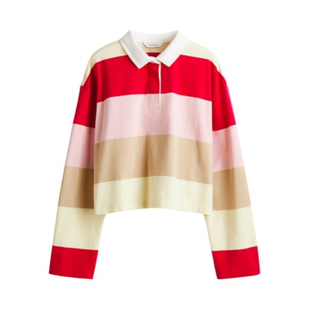 H&M short rugby shirt