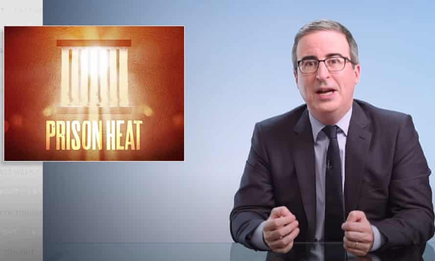 photo David Baddiel John Oliver john oliver on heat in us prisons