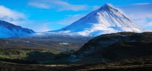Mount Errigal And Muckish Mountain, County Donegal, Ireland