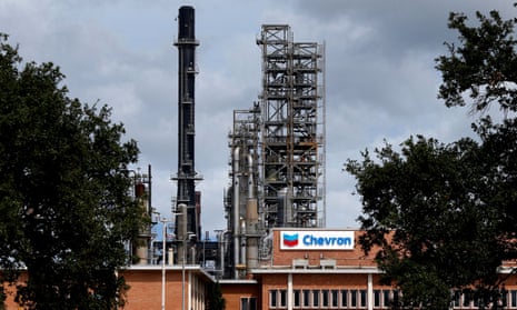 The Chevron Pascagoula Refinery in Pascagoula, Mississippi, US