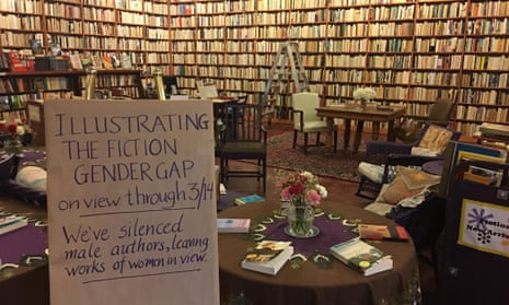 A bookstore in Cleveland kicked off International Women’s Day by turning around every book on their shelves written by a male author.