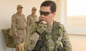 Berdimuhamedov in another still from the footage.