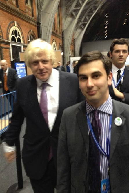 Elliott Johnson with Boris Johnson