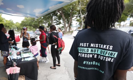 Amendment 4, passed in 2018, restores the voting rights of people with past felony convictions. 