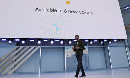 Google CEO Sundar Pichai earlier this month.