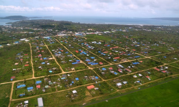 Vanuatu’s capital Port Villa after Cyclone Pam in 2015
