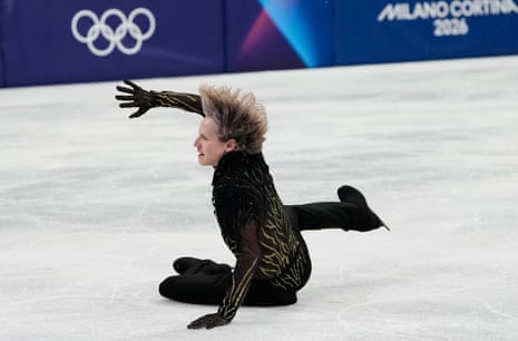 Fall of the Quad God: Ilia Malinin finds he is all too human under the Olympic spotlight | Ilia Malinin | The Guardian