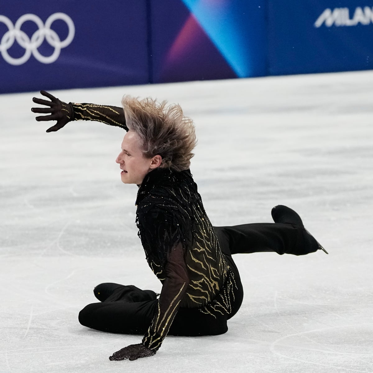 Fall of the Quad God: Ilia Malinin finds he is all too human under the Olympic spotlight | Ilia Malinin | The Guardian