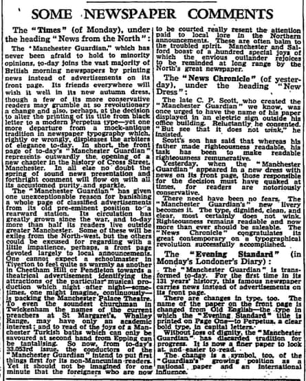 Manchester Guardian, 1 October 1952.