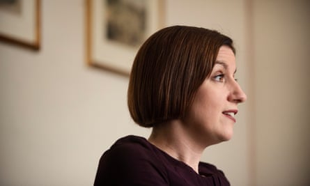 A side view of Bridget Phillipson
