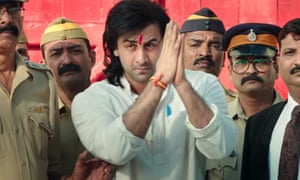 Ranbir Kapoor as Sanjay Dutt in Sanju.